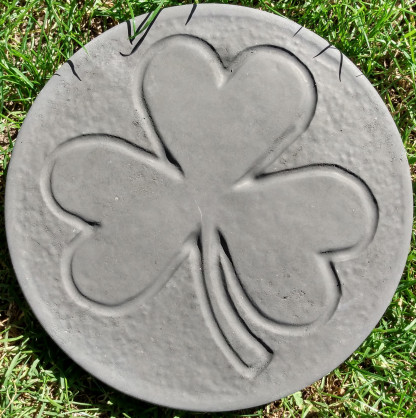 Clover Stepping Stones in Charcoal Colour