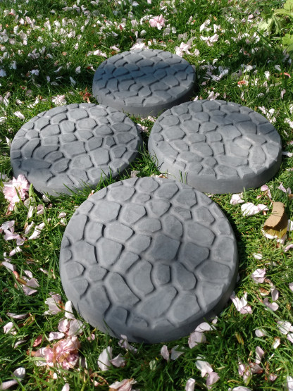 Crazy Paving Garden Stepping Stones Charcoal