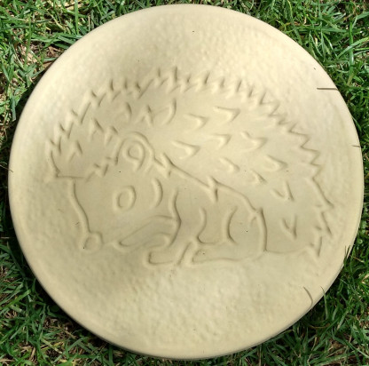 Hedgehog Stepping Stones in Buff Colour