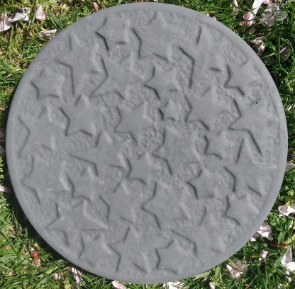 Star Stepping Stones in Charcoal Colour