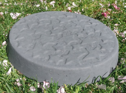 Star Stepping Stones in Charcoal Colour