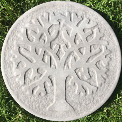 Tree Of Life Stepping Stone in Charcoal Colour