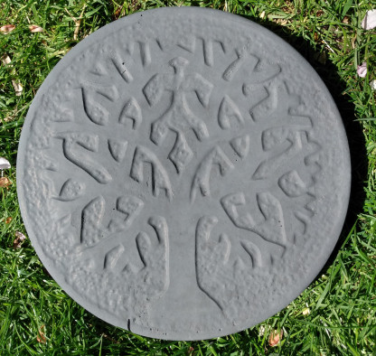 Tree Of Life Garden Stepping Stones Charcoal