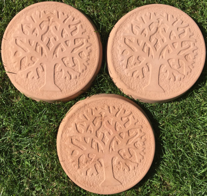 Tree Of Life Stepping Stones Terracotta