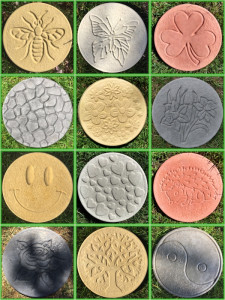 About Us Image Showing FunkyRustics Decorative Garden Stepping Stones