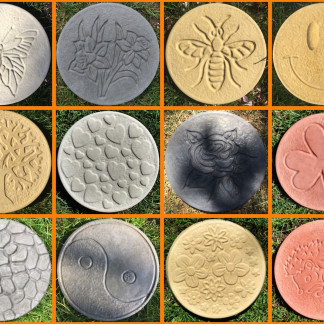 Packs of Decorative Garden Stepping Stones